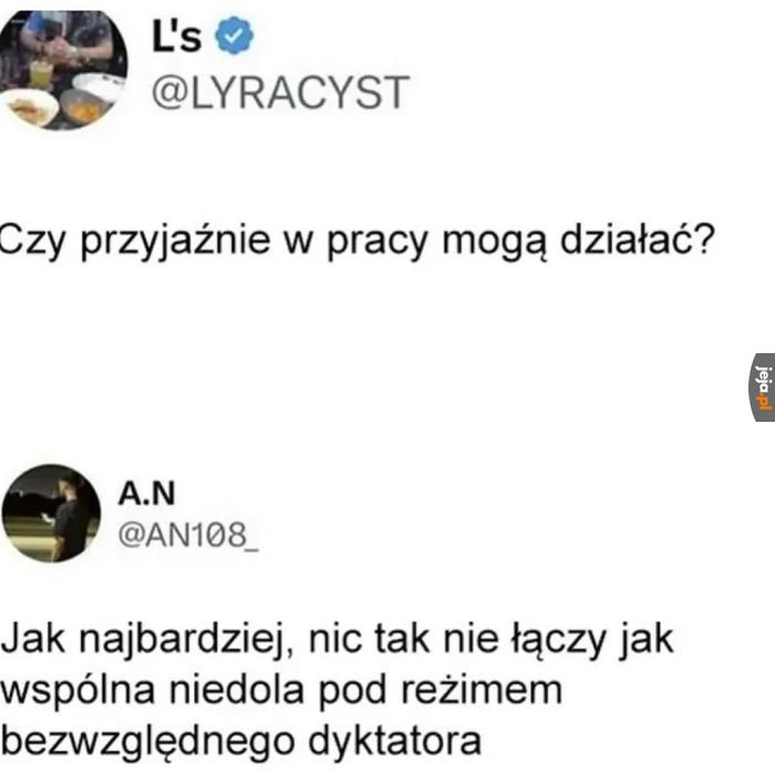 Przyjaźnie w pracy