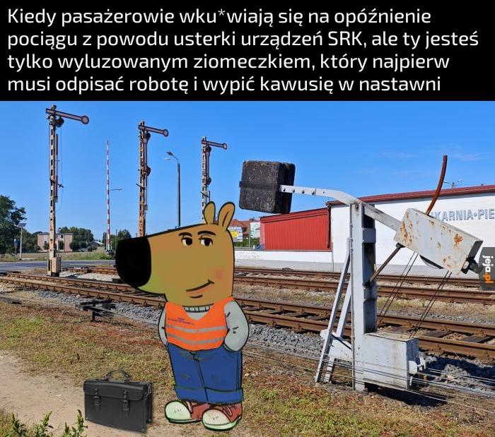 To tylko wyluzowany ziomeczek