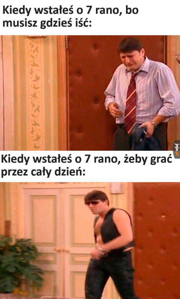 Dwa kompletnie różne poranki