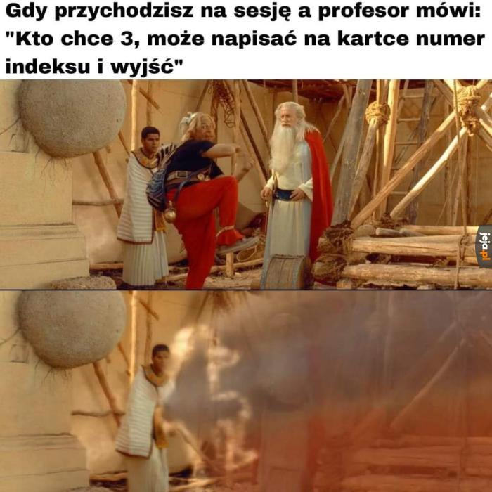 To ja znikam!