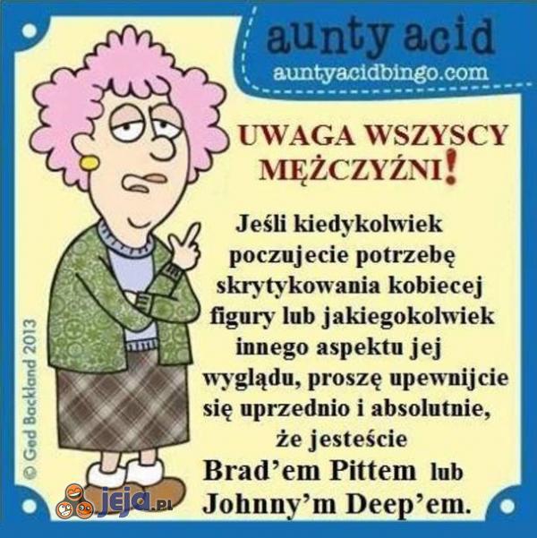 Uwaga wszyscy mężczyźni!