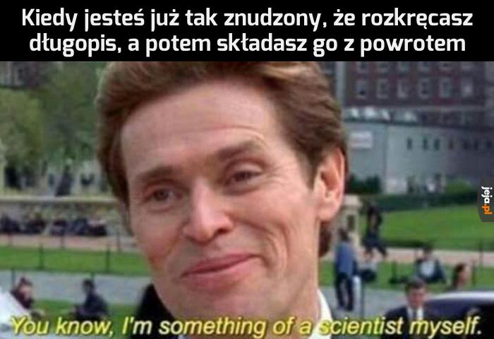 Jestę naukowcę