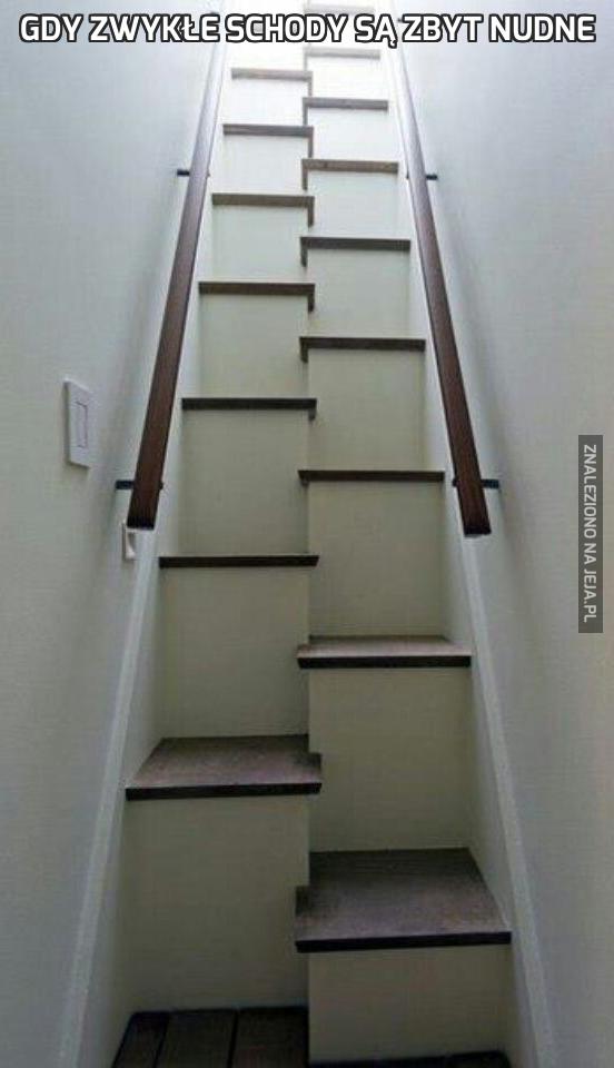 Gdy zwykłe schody są zbyt nudne