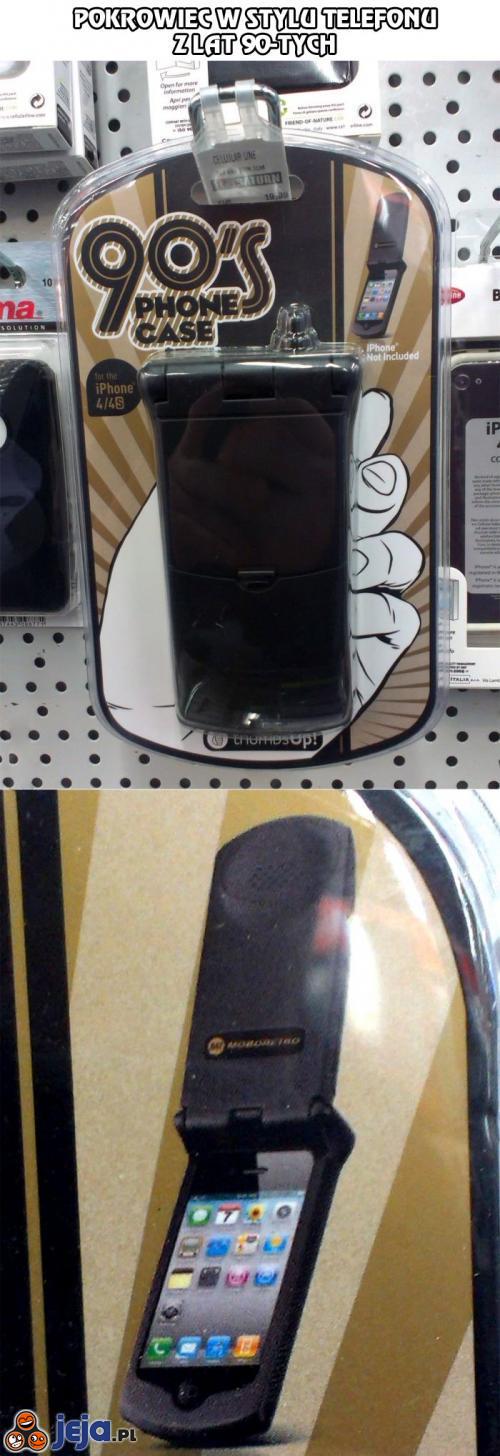 Pokrowiec w stylu telefonu z lat 90-tych