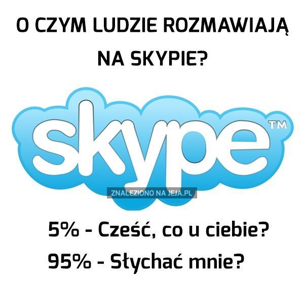 Typowa rozmowa na Skypie