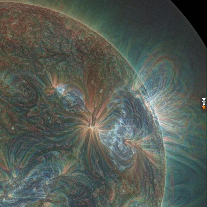 Zdjęcie Słońca w ultrafiolecie