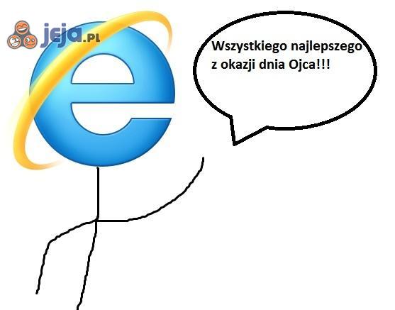 Internet Explorer jak zwykle w samą porę...