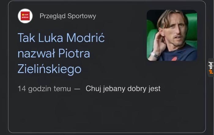 Co za słowa z ust legendy