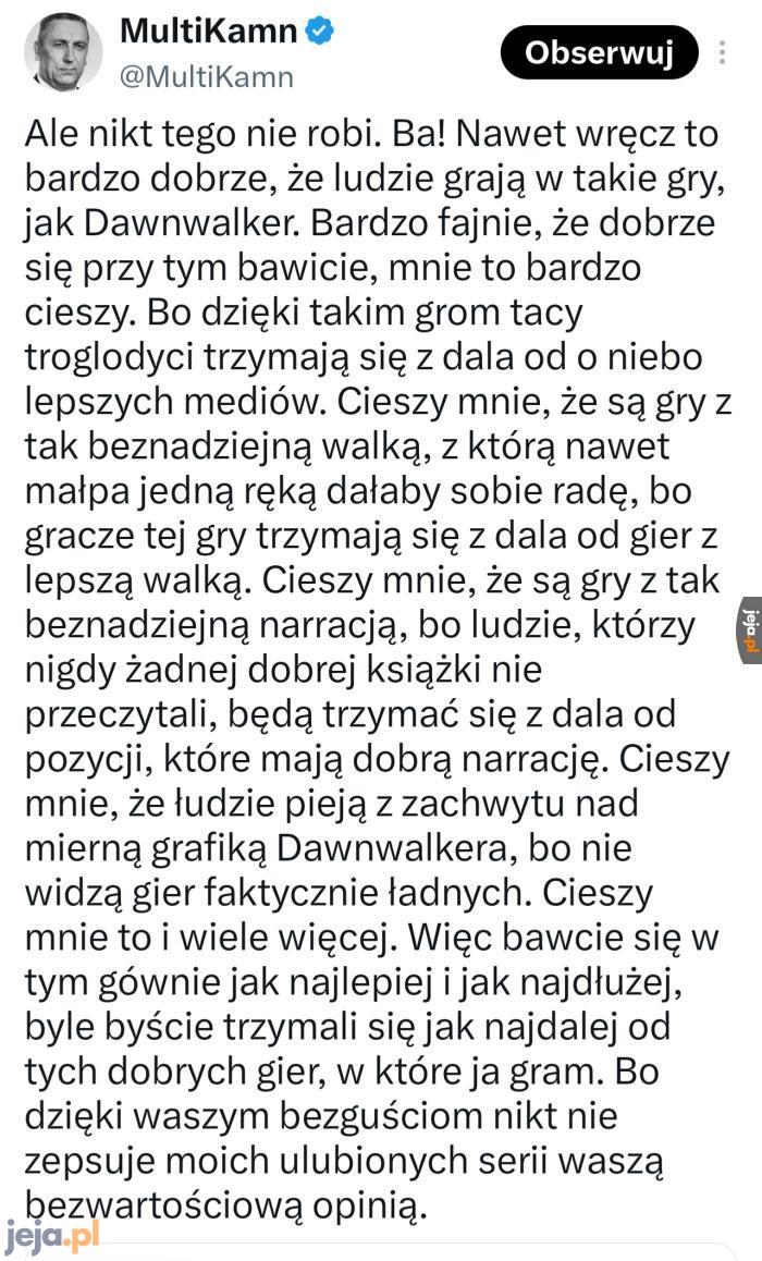 Niektórzy nie lubią cudzego szczęścia