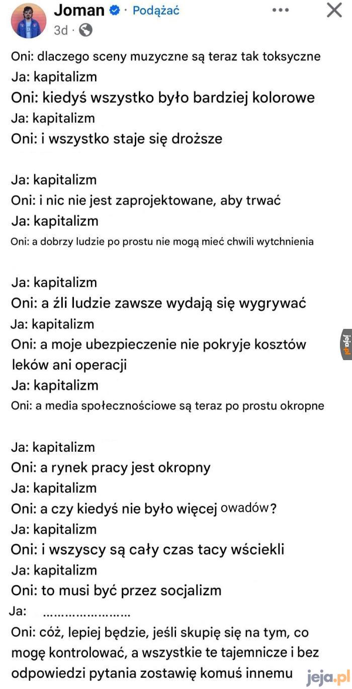 Zniszczyć kapitalizm zanim zniszczy nas