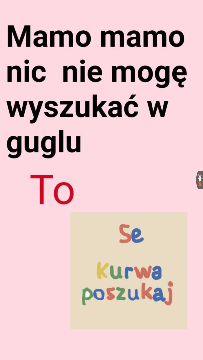 Nie mogę nic wyszukać