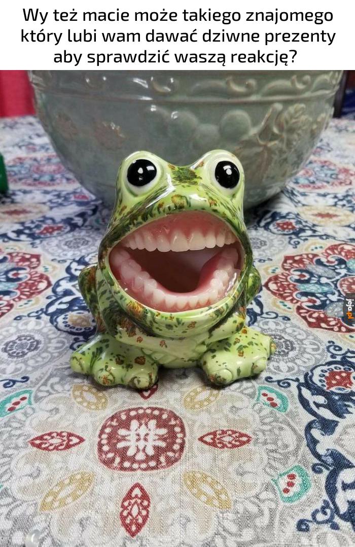 Zębata żaba...