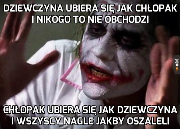 Dziewczyna ubiera się jak chłopak i nikogo to nie obchodzi