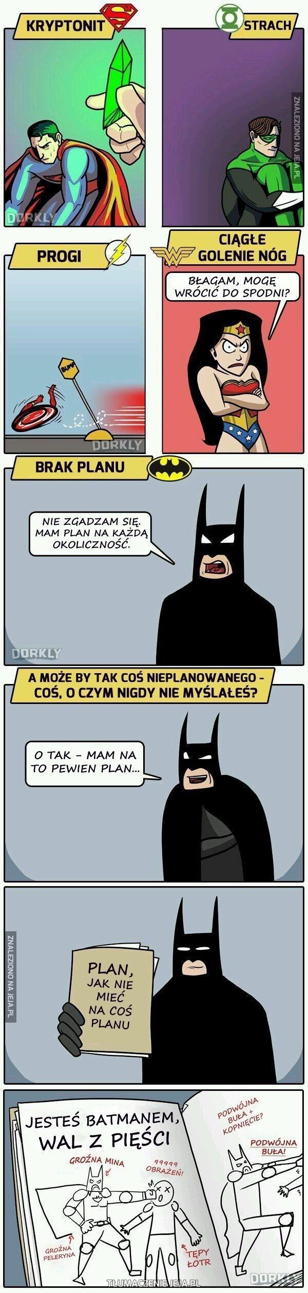 Batman ma na wszystko plan