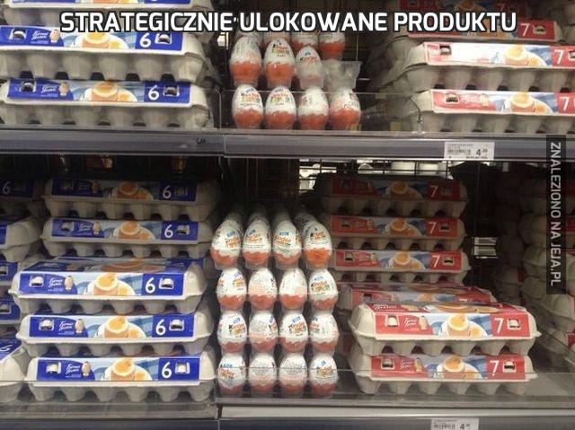 Strategicznie ulokowane produktu