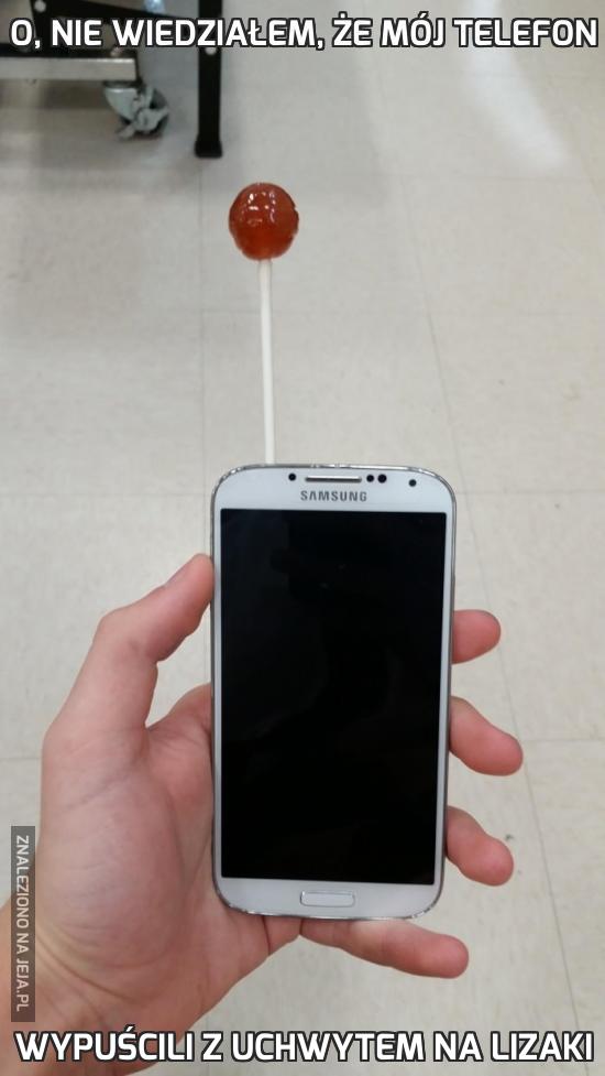O, nie wiedziałem, że mój telefon