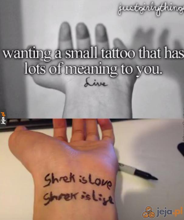Mały tatuaż, wielkie znaczenie