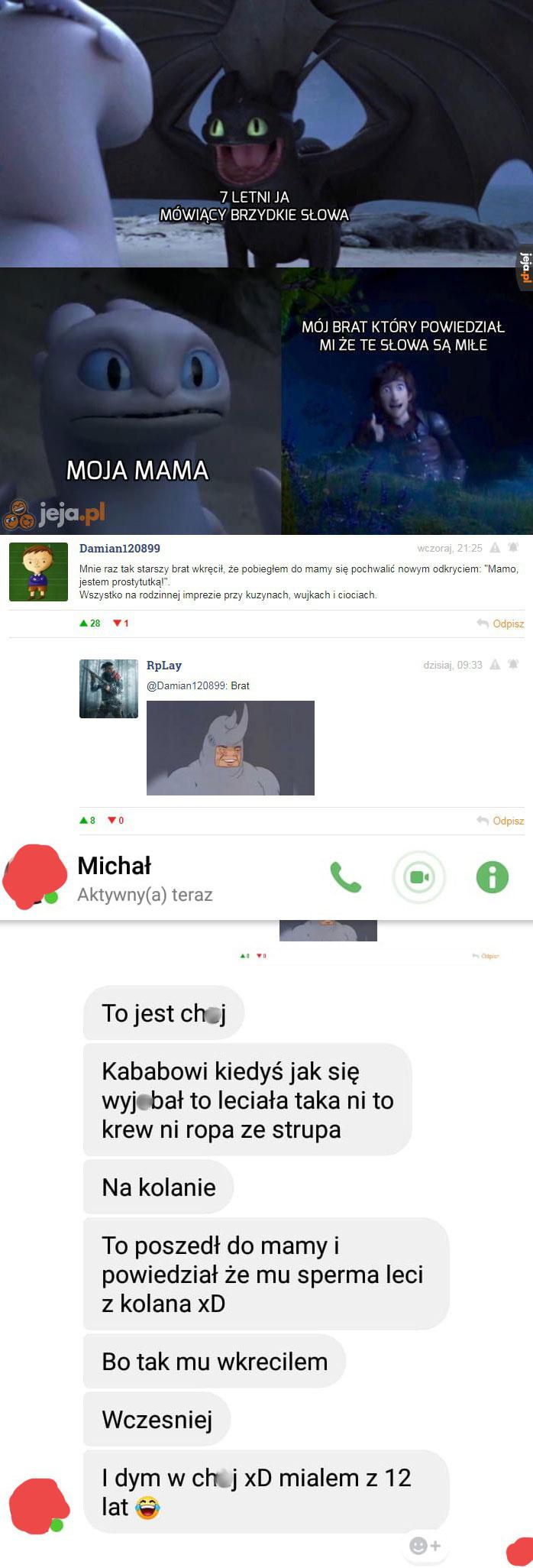 Starsze rodzeństwo ma w sobie zło