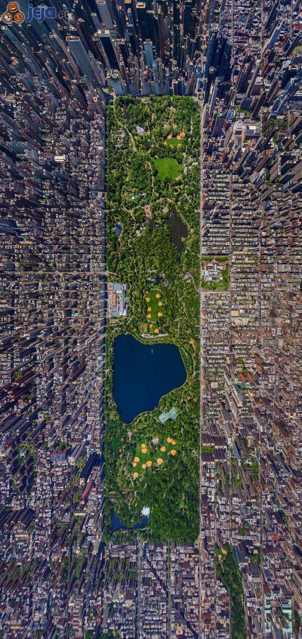 Central Park - widok z góry