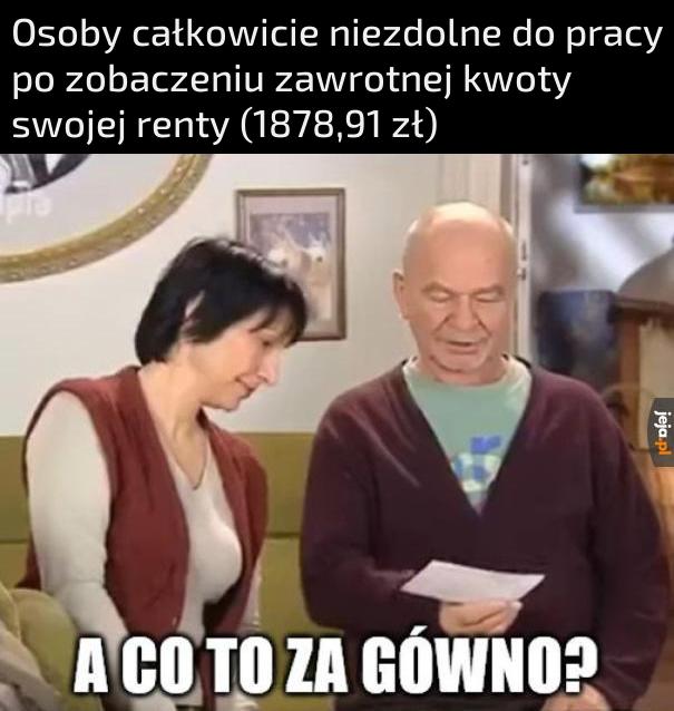 Nawet na waciki nie starczy