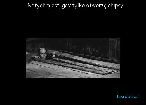 Gdy otworzę chipsy