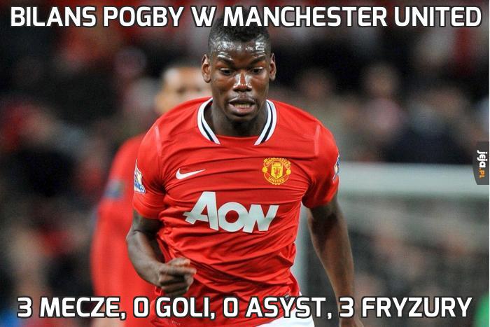 Bilans Pogby w Manchester United