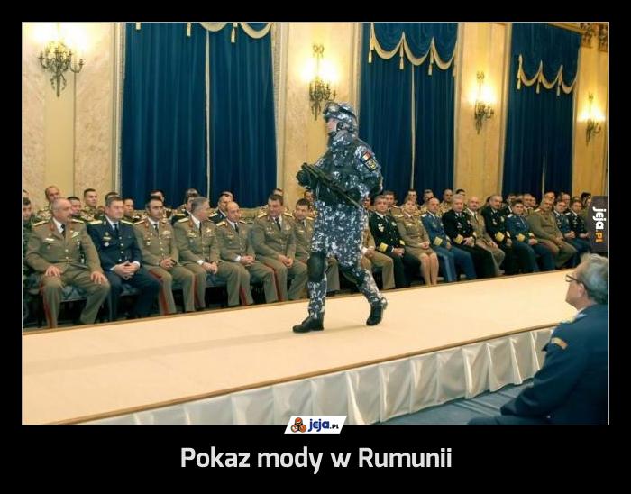 Pokaz mody w Rumunii