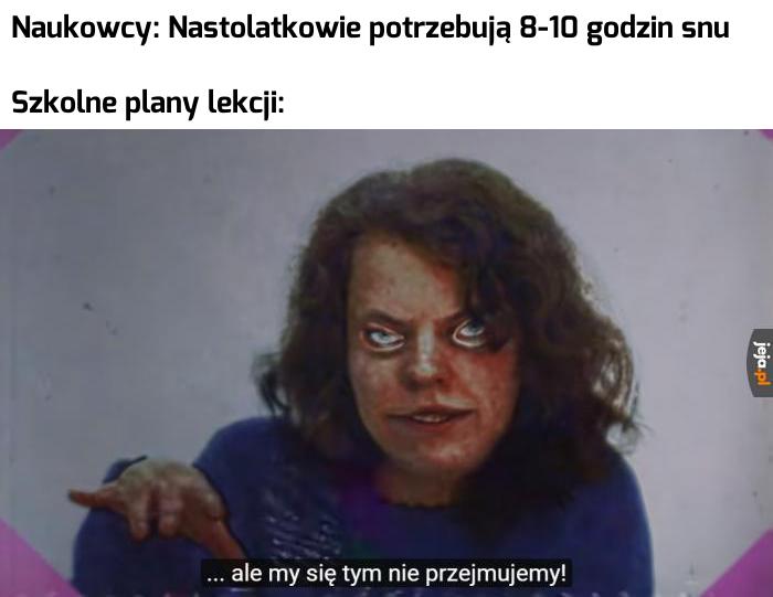 Uwielbiam spać 6 godzin