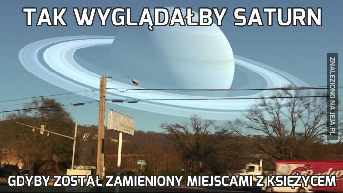 Tak wyglądałby Saturn