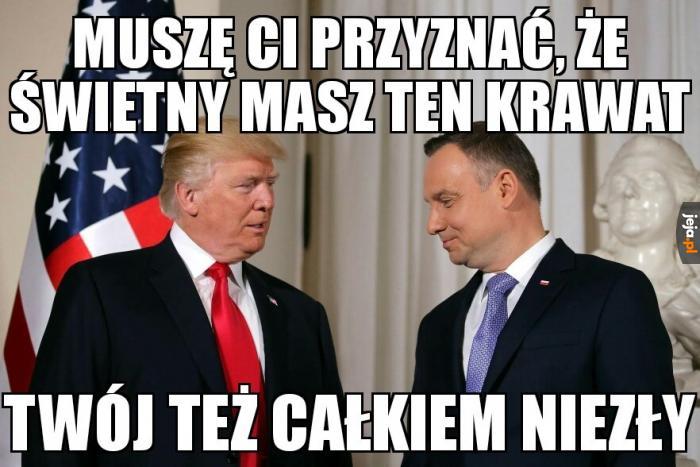 Trump w Warszawie