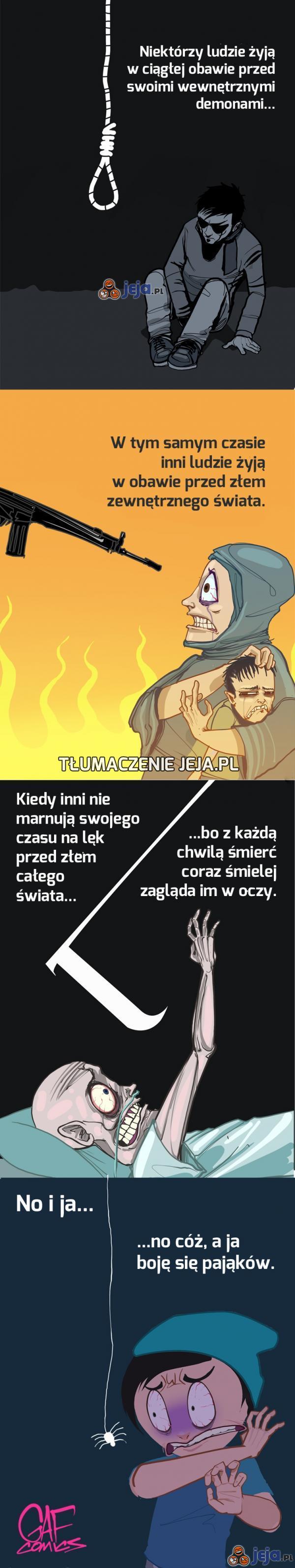 Każdy się czegoś boi