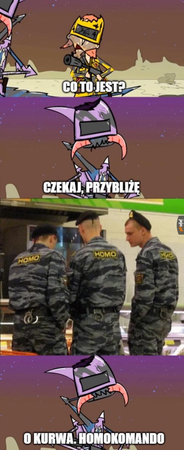 Chyba motokomando i sru seryjką po oponach