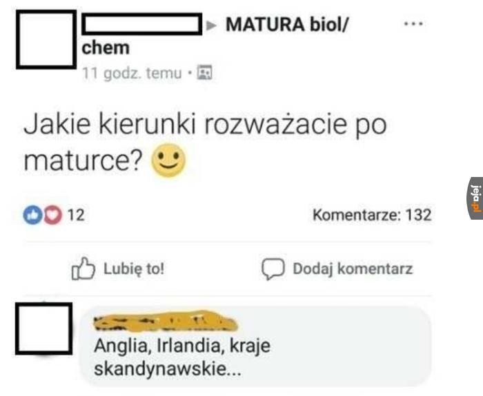 Głównie zachód