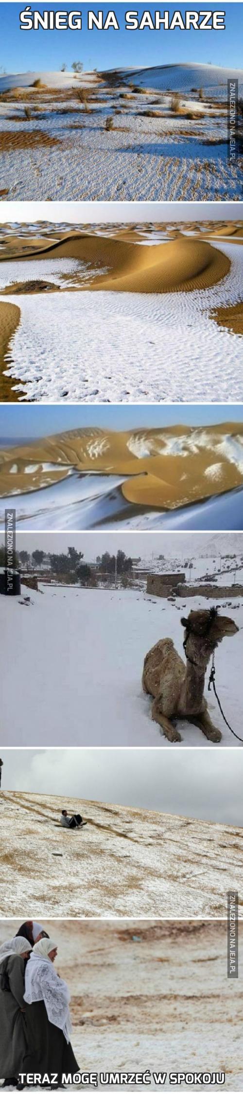 Śnieg na Saharze