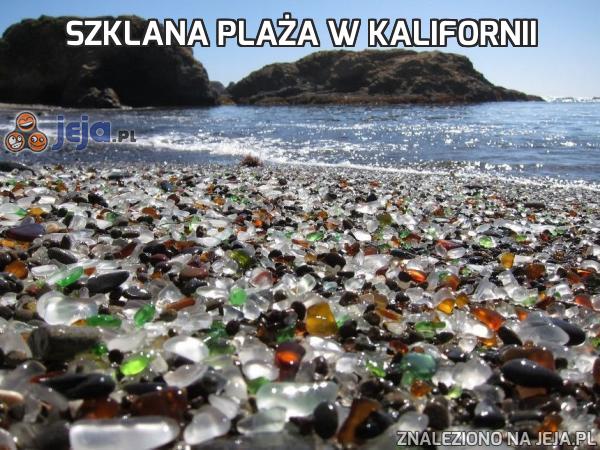 Szklana plaża w Kalifornii
