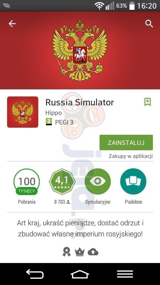 Russia simulator