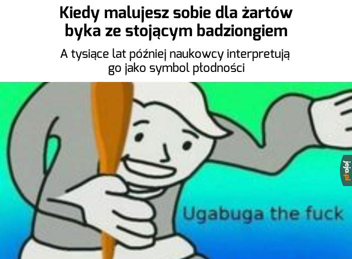 Uga buga jestem jaskinowiec - Jeja.pl