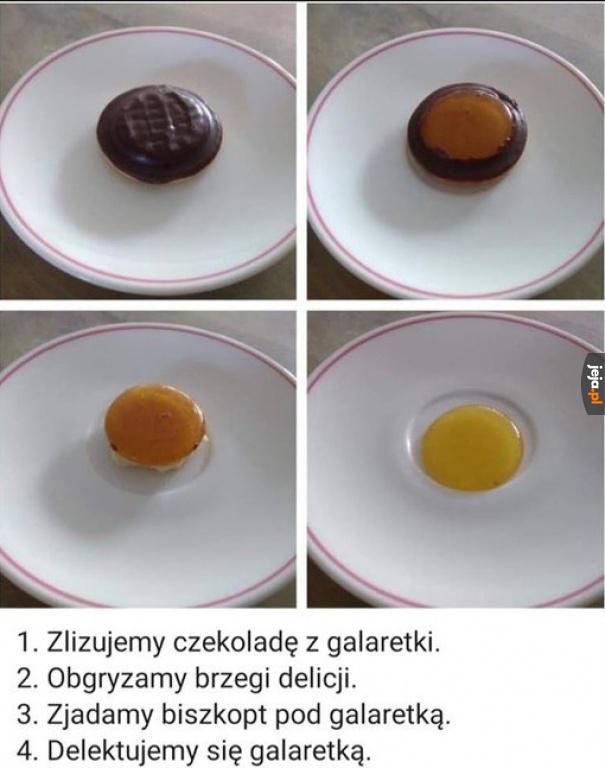 Jak poprawnie jeść delicje, krok po kroku