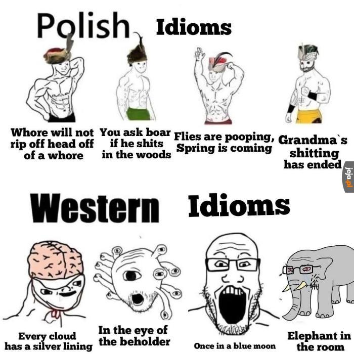 Kolejny dowód na to, że Polacy to jedyni ludzie na świecie a reszta to barbarzyńcy