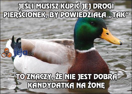 Jeśli musisz kupić jej drogi pierścionek...