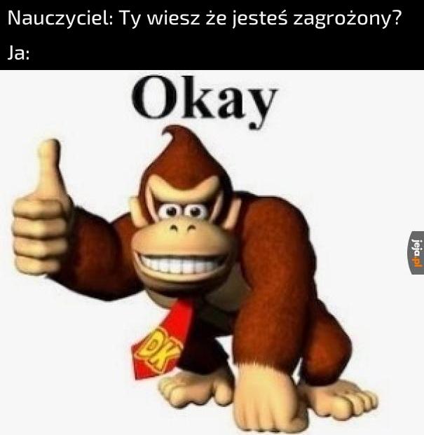 Na szczęście uważam na lekcjach hehe