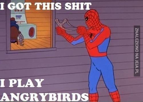 Spiderman i Angry birds