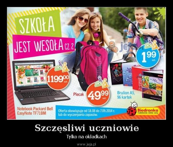 Szczęsliwi uczniowie