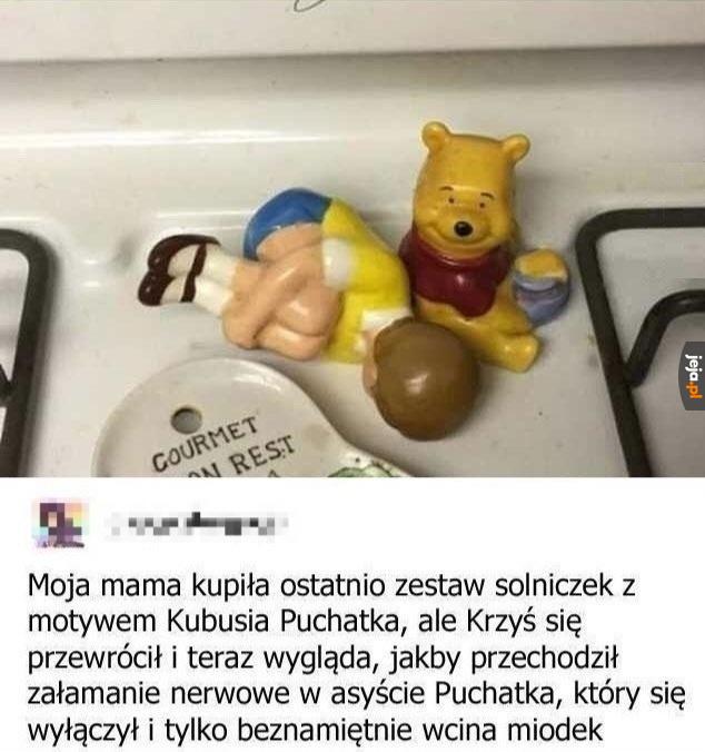 Krzysiu widział rzeczy