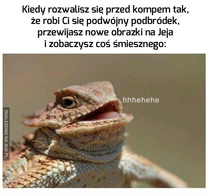 "Ehehehe, dobre, leci do ulu"