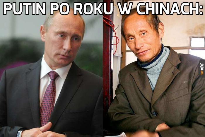 Putin po pobycie w Chinach
