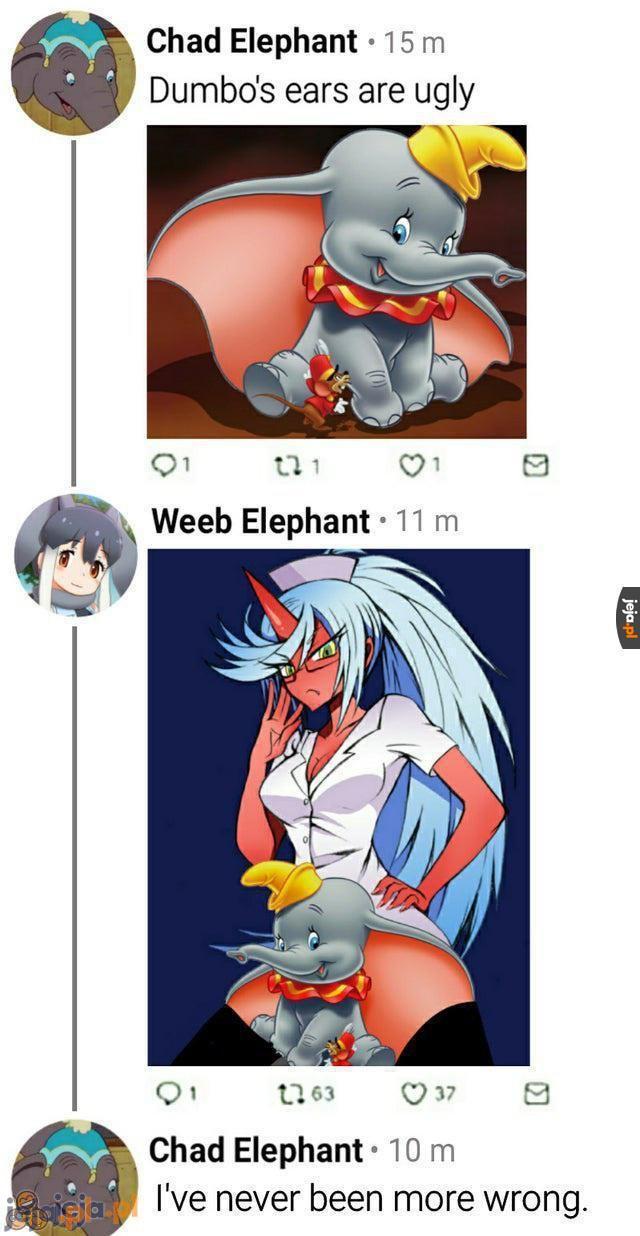 Słonie weeby