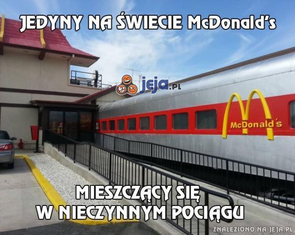 McDonald's w pociągu