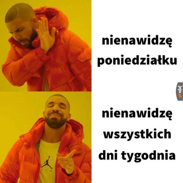 No może poza sobotą