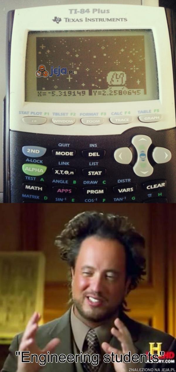 Niektórzy na kalkulatorze potrafią wszystko